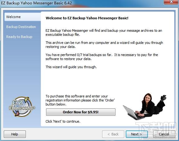 EZ Backup Yahoo Messenger Basic,EZ Backup Yahoo Messenger Basic下载,EZ Backup,雅虎备份